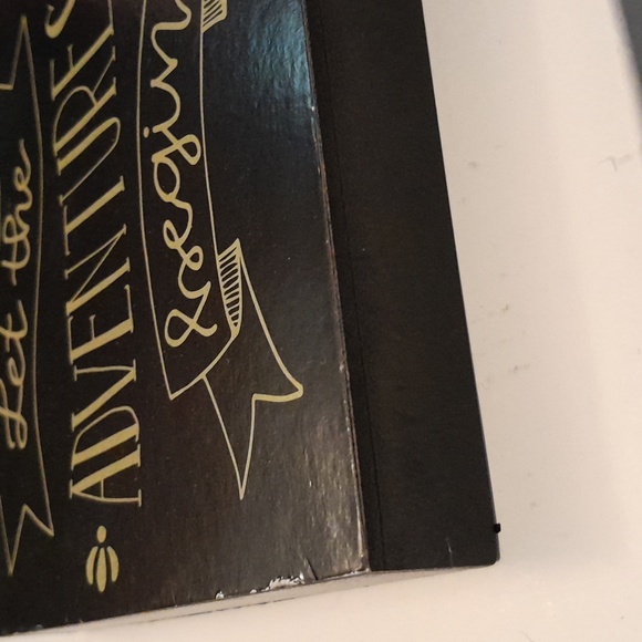 Adventure Quote Small Square Art Deco Wall Plaque - Picture 2 of 4